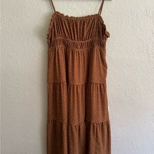 Madewell Sophia Cami Tiered Midi Dress